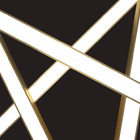 Luminária Pendente Lustre Led Sala 3 Barras Palito Mg122 - 11