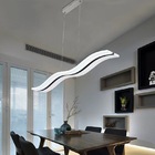 Luminaria Pendente Lustre Led Sala Curve 1 Barra  Mg126  - 11