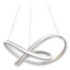 Luminária Pendente Lustre Led Sala Infinity Silver Mg130 -110