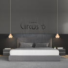 Luminária Pendente Madeira Circus 15cm Soquete E27 Pessego