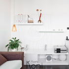 Luminária Pendente Madeira Koni Pessego Escritório Sala