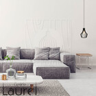 Luminária Pendente Madeira Laurel 30cm Soquete E27 Sala Preto