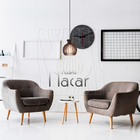 Luminária Pendente Madeira Nacar 18cm Soquete E27 Sala Marrom