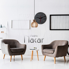 Luminária Pendente Madeira Nacar 18cm Soquete E27 Sala Rústico