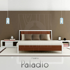 Luminária Pendente Madeira Paladio P E27 Azul Claro Sala