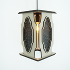 Luminária Pendente Marroquino Bege Grande