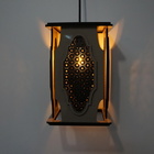 Luminária Pendente Marroquino Bege Grande