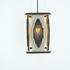 Luminária Pendente Marroquino Bege Pequena