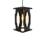 Luminária Pendente Marroquino Preta Pequena