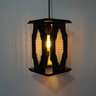 Luminária Pendente Marroquino Preta Pequena