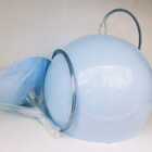 Luminária Pendente Meia Bola Azul Bebê