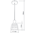 Luminária Pendente Moema Em Vidro Startec - Bivolt