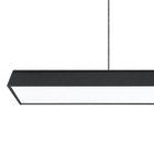 Luminária Pendente Office Preto 118cm Led 30w 3000k Bivolt Bl