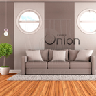 Luminária Pendente Onion P Madeira E27 Rosa Claro Moderno