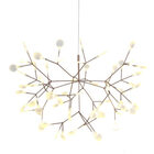 Luminaria Pendente Pe-071 67 Lâmpadas 30cm Bronze Mais Luz