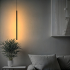 Luminária Pendente Perfil Fit Led 8w 3000k 60cm Preto