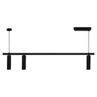 Luminária Pendente Perfil Turn 100cm Led 22w 3000k Preto