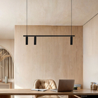 Luminária Pendente Perfil Turn 100cm Led 22w 3000k Preto