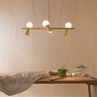 Luminaria Pendente Pivô 3 T9900-3 Golden Art