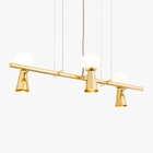 Luminaria Pendente Pivô 3 T9900-3 Golden Art