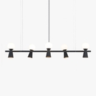 Luminaria Pendente Pivô 5 T9900-5 Golden Art