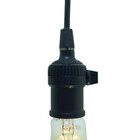 Luminaria Pendente Porta Soquete Retrô Chave Liga Desliga