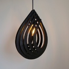 Luminária Pendente Puzzle Gota Preto