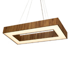 Luminária Pendente Retangular Slim Amêndola 70x35 + Led