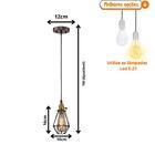 Luminária Pendente Sala Balcão Decoração Banheiro Cozinha