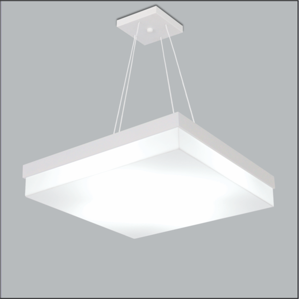 Luminaria Pendente Sobrepor Quadrado Flutua 3901-62 Usina