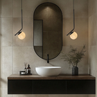 Luminária Pendente Stick Light Preto Globo Vidro Fosco 10cm