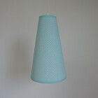 Luminária Pendente Tecido Arabesco Verde