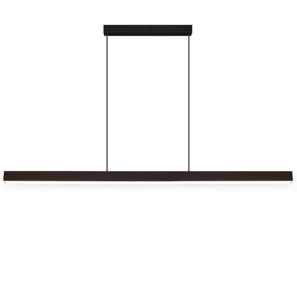 Luminária Pendente Teto Led Integrado 6000k 220v 1m Preto