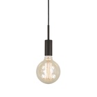 Luminária Pendente Teto Minimalista Moderno Luxo Preto