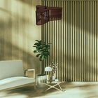 Luminária Pendente Trevo Modelo Ripado - Marrom