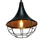 Luminaria Pendente Trilho 5 Porta Soquete Retrô Liga/desliga