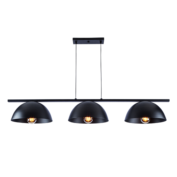 Luminária Pendente Trilho Retro Industrial Montreal P 3 Lâmpa