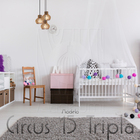 Luminária Pendente Triplo Madeira Circus 15cm Cr Rústico