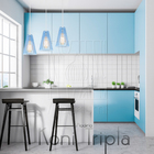 Luminária Pendente Triplo Madeira Koni 20cm Cq Soquete E27 Az