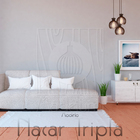 Luminária Pendente Triplo Madeira Nacar 18cm Cr Soquete E27 M