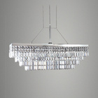 Luminaria Pendente Tripoli 120cm Cristal T950 Golden Art