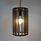 Luminária Pendente Tubular Bege Laca Média