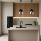 Luminária Pendente Vidro Moderna Rústica Sala Quarto E27 Bivo