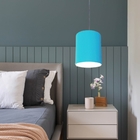 Luminária Pendente Vivare Free Lux Md-4102 Cúpula Em Tecido -