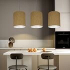 Luminária Pendente Vivare Free Lux Md-4103 Cúpula Em Tecido -