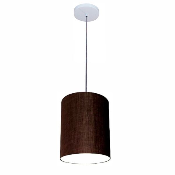 Luminária Pendente Vivare Free Lux Md-4103 Cúpula Em Tecido -