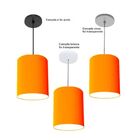 Luminária Pendente Vivare Free Lux Md-4104 Cúpula Em Tecido -