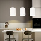 Luminária Pendente Vivare Free Lux Md-4104 Cúpula Em Tecido -