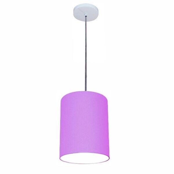 Luminária Pendente Vivare Free Lux Md-4104 Cúpula Em Tecido -