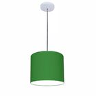 Luminária Pendente Vivare Free Lux Md-4105 Cúpula Em Tecido -